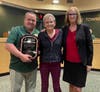 Melinda Jennis with Montville Township Mayor, Frank Cooney and Lori Dent the Director of Recreation