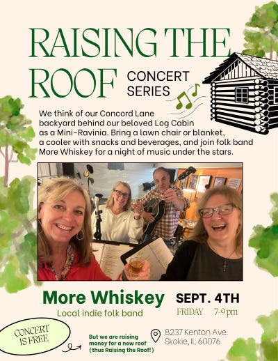 "More Whiskey Band"  Raise the Roof Concert Series