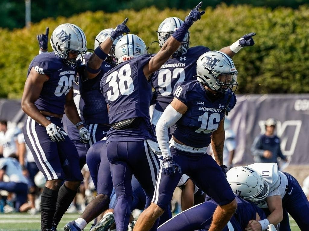 Hawks defense celebrates turnover 