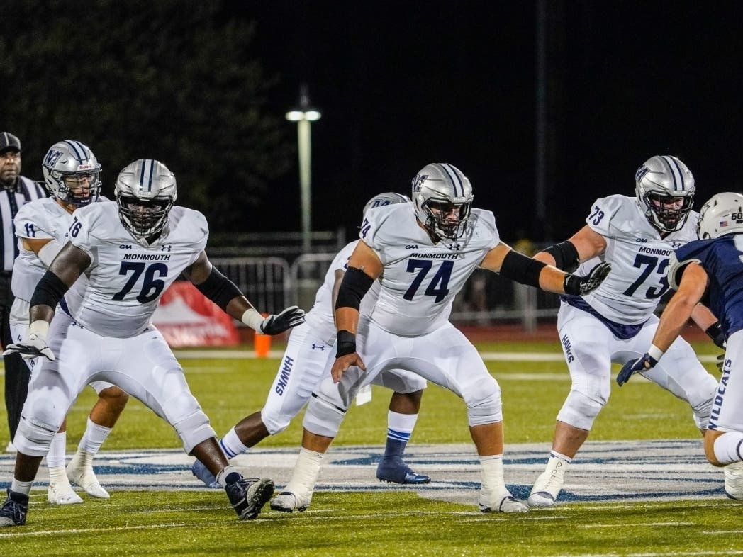 #76 Greg Anderson, #74 Tyler "Tank" Williams and #73 Oliver Jervis 