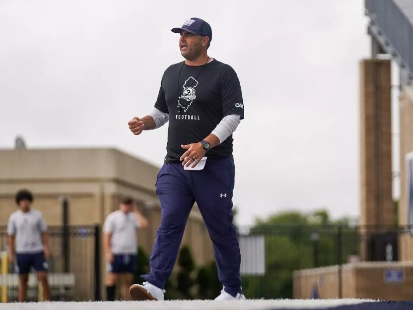 Monmouth head coach Jeff Gallo