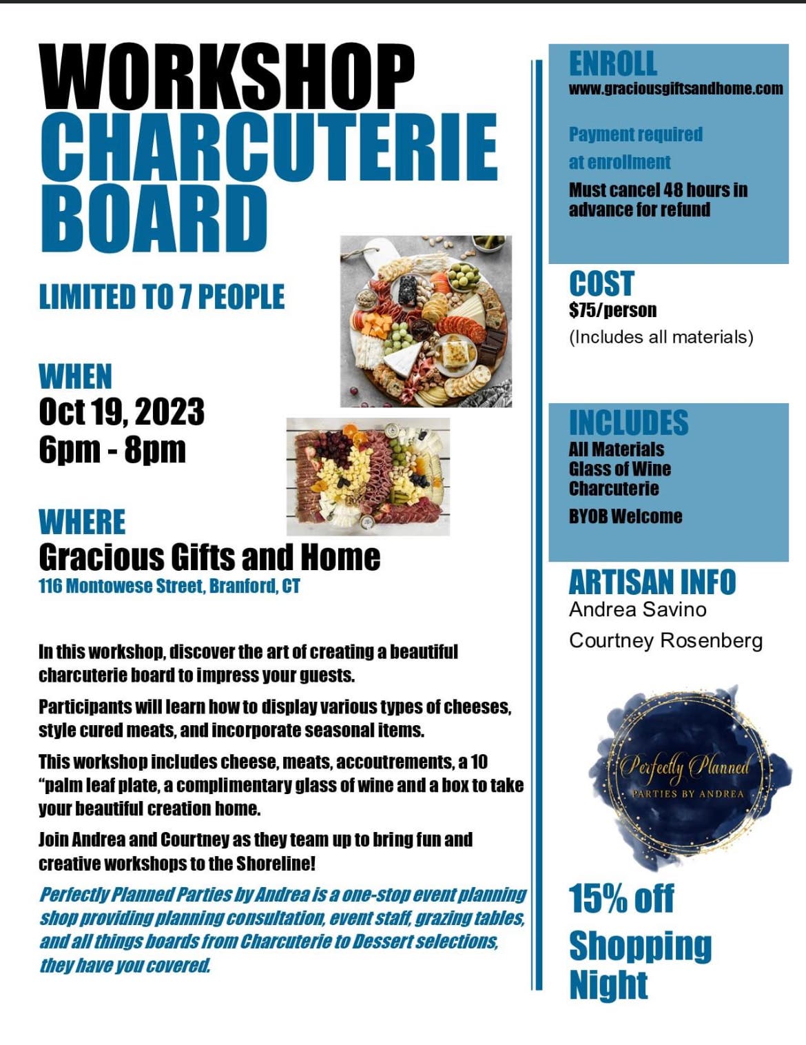 Oct 19 Charcuterie Board Branford, CT Patch