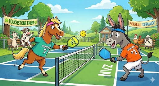 Touchstone Farm's Inaugural Pickleball Tournament