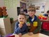 Dinosaurs cracked out of dinosaur eggs!