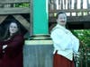 The two lovers - Beatrice and Benedick - who protest that they don't love each other throughout Shakespeare's comedy.
