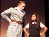 Miss Trunchbull (Dante DiFederico) and Matilda (Beverlyn Lopez)