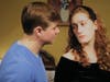 Seen here in rehearsal for SAME TIME, NEXT YEAR at The Kweskin Theatre in Stamford are Paul and Sophie Tiesler as George and Doris - two people very much in love and married, but not to each other! The show plays one weekend only, February 25 through 28.