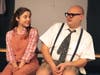 Brooke Smith and Anthony Laszlo rehearsing for The 25th Annual Putnam County Spelling Bee at Curtain Call.