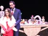 Frederick Frankenstein's (Paul Johnson) fiancé Elizabeth (Emma Sawch) pays him a surprise visit in Curtain Call\'s YOUNG FRANKENSTEIN.