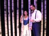 Inga (Sarah Ford) and Frederick Frankenstein (Paul Johnson) enjoy a little romp in the woods in Curtain Call\'s YOUNG FRANKENSTEIN.