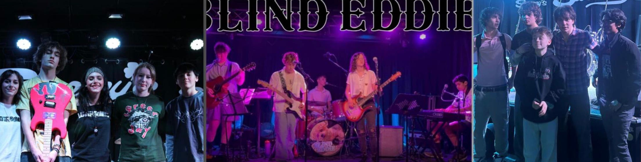 Kelly Center - Rock out with 3 young, local bands...Death and All Her Friends with Blind Eddie and F