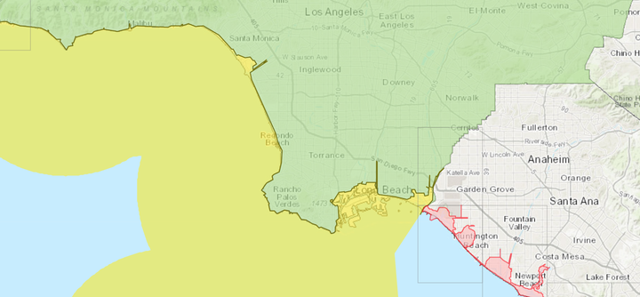 Map courtesy of the California Geological Survey.
