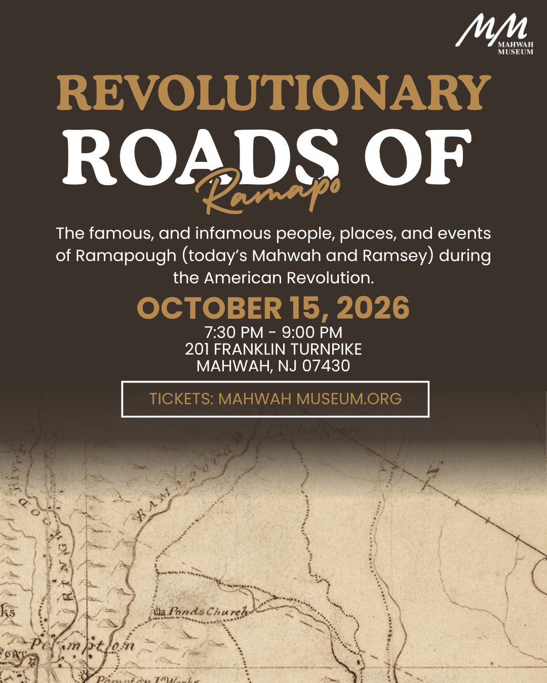  “Revolutionary Roads of Ramapo” with Joe Carey