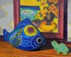 "Fish and Frog Figurines"