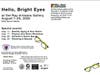 Hello, Bright Eyes exhibit postcard (back)