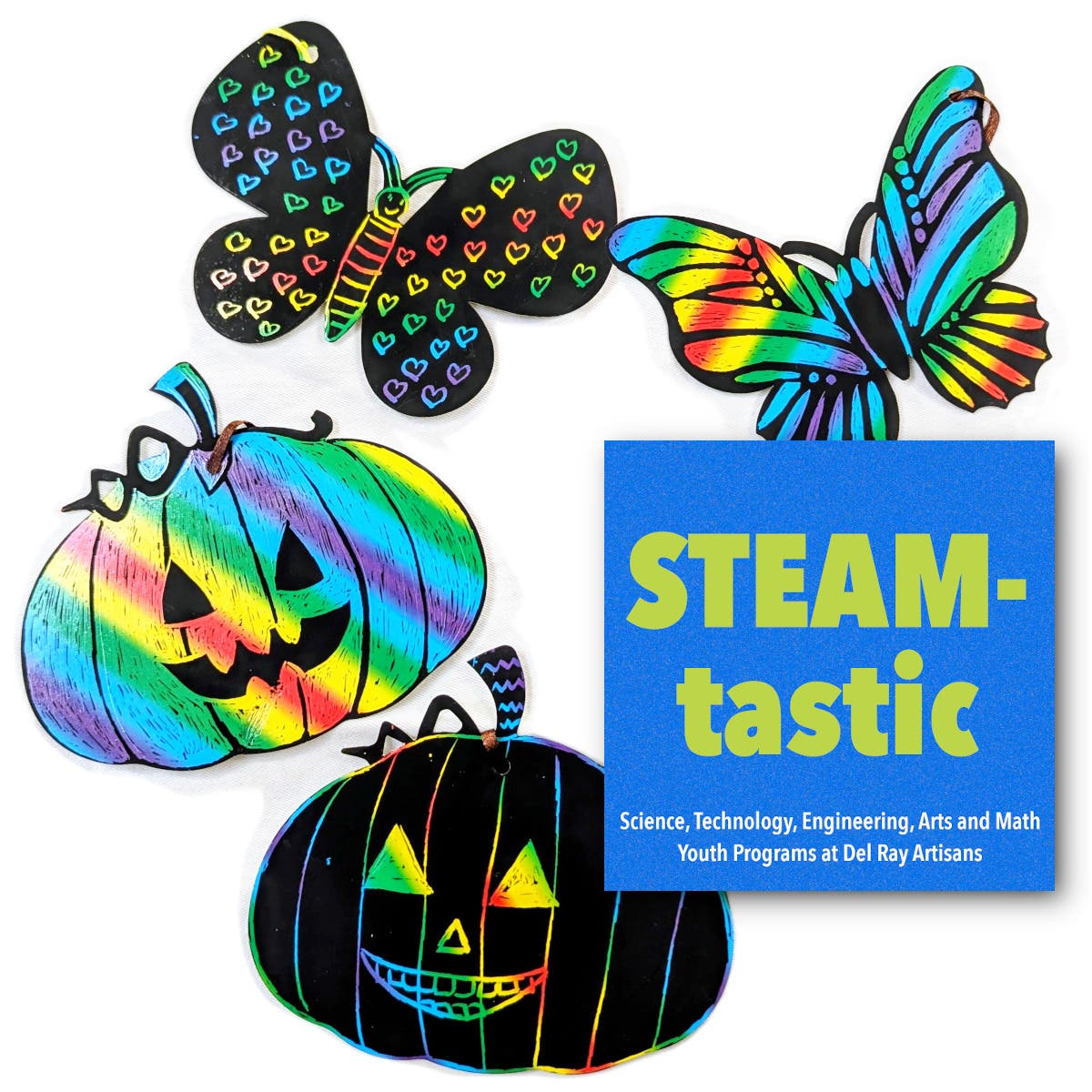 STEAM-tastic: Make Scratchboard Art during Art on the Avenue (All Ages; Drop-in) Sat October 3 @ 10: