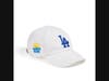 Pacific Park x ’47 Brand hats feature the iconic Dodgers logo paired with custom embroidery, including a Ferris wheel icon and “Pacific Park” on the side and “Santa Monica Pier” on the back