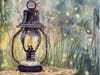from Sandy Hazelton's watercolor painting "Night Lights"