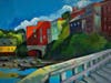 from "Afternoon in Exeter," oil by Sonja Jacobson