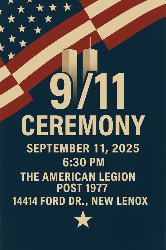 New Lenox Remembers on Patriot Day - 9/11 Ceremony