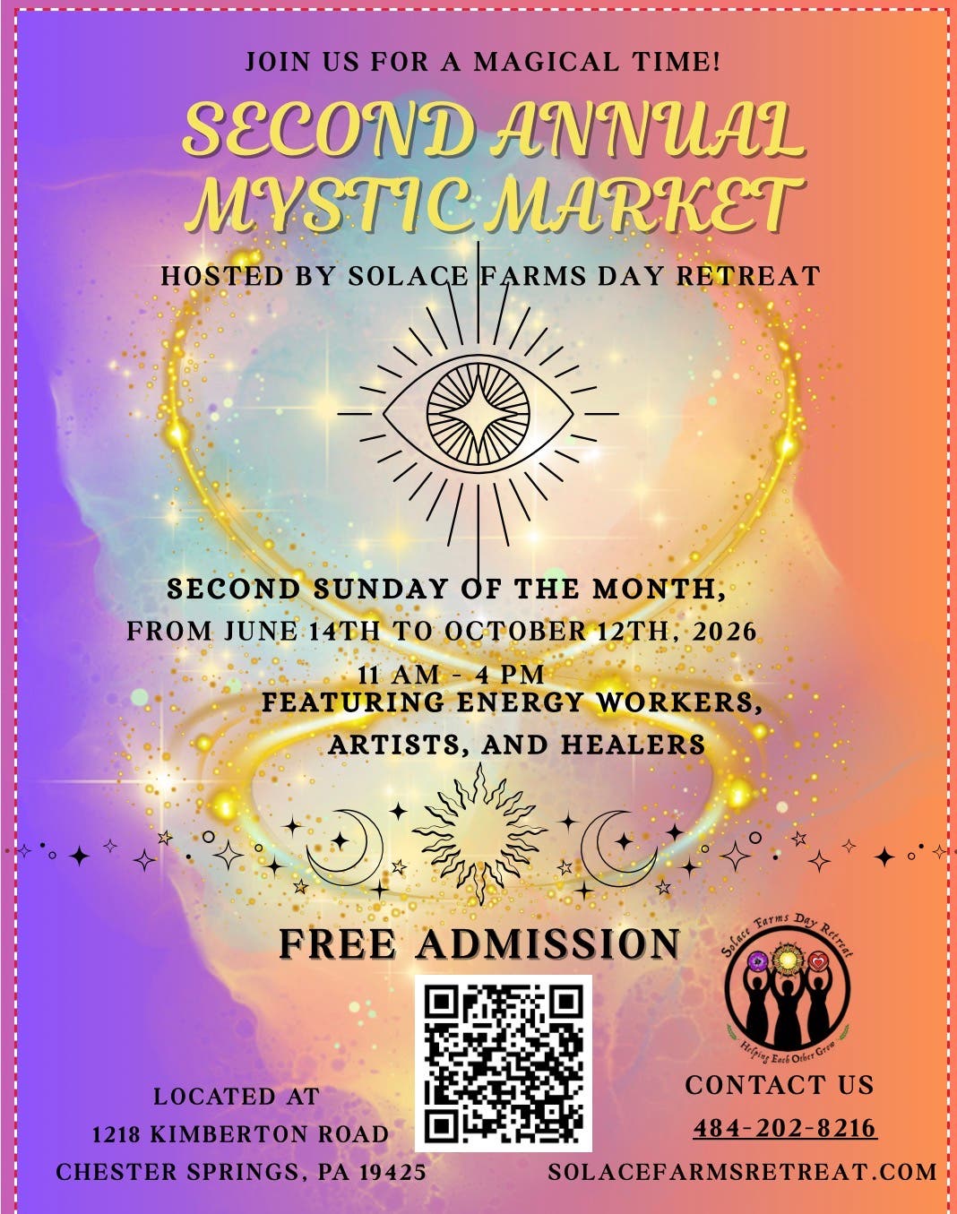 Join use on the 2nd Sunday of the Month June-Oct! 