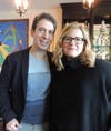Author Eric Klinenberg with NRPLF Board member Prof. Amy Bass