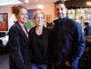 Alvin & Friends owner Gwen Clayton with bestselling author Rhiannon Navin ("Only Child") and her husband Brad.