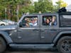 Team Rosie’s for New Rochelle, with team leader Michael Rosenthal at the wheel, heads out.