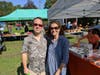 Dave Fabris with NRCA Vice President Lynn Green at the Down to Earth Farmer's Market during ArtsFest