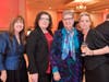 Colleen Davis Gardephe, Coordinator for the New Rochelle City Court Youth Part, with Catherine White, Executive Director of the New Rochelle Chamber of Commerce, Barbara Crane, Secretary of the Rotary of New Rochelle, and author Rhiannon Navin