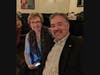 Chris Selin, President of the NRPL Foundation, with NRPL Director Tom Geoffino.