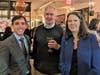 Mayor Noam Bramson with Daniel McCarthy, Senior Instructor at Mercy College, and Eileen Songer McCarthy, First Deputy District Attorney for Westchester County