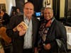 Westchester County Clerk Tim Idoni with Leslie Demus; both serve on the Board of the New Rochelle Public Library Foundation.