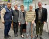 (L to R) NRPL Trustees Corey Galloway and Rhiannon Navin, NRPL Foundation President Chris Selin, Dr. Ed Pasciuti and NRPL Director Tom Geoffino.

