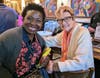 NRPL Trustee Fela Cortes with NRPL Foundation President Chris Selin.