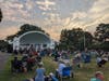 The Hudson Park Band shell is the place to be on Wednesday nights!