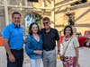 New Rochelle Parks Commissioner Vin Parise with event co-chair Liz Garland, Rob Petersen and NRCA Vice President Lynn Green.