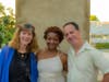 Flutist Pamela Sklar with Anasatia and Dave Fabris.