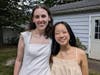 Ann Gombiner and Veronica Yu, 2024 graduates of New Rochelle High School, manage the "Humans of New Rochelle" Instagram.