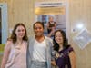 Annie Gombiner and Veronica Yu with Mayor Yadira Ramos-Herbert, who share her story.