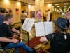 Musical entertainment at the opening reception.