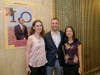 Annie Gombiner and Veronica Yu with Matthew Ricker at the opening of the "Humans of New Rochelle "exhibit at the NRCA Rotunda Gallery.
