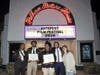 ArtsFest Film Festival award winners posed in front of The Picture House marquee