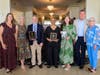 (L to R) Breakfast Chair Linda Fosina and Alisa Kesten with Community Champions Tom Gallin, Leslie M. Demus, Liz Aiello and Tony Aiello,  and NRCCS President Karenann Carty.