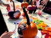 Littles can paint pumpkins and walk through a less-scary version of the haunted house at Hudson Park on Sunday, October 18th.