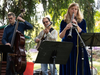 Live music by Mudsole -- under the trees at the Makers Market