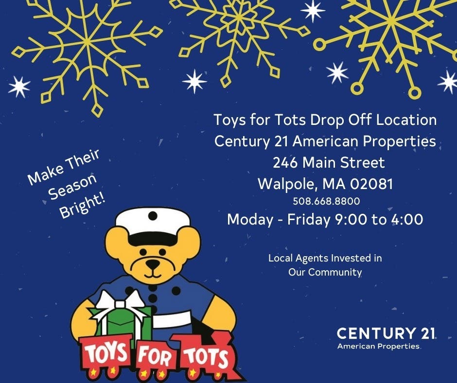 Dec 23 Toys For Tots Official Drop Off Location Walpole Ma Patch