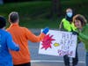 Runners get support along the way during the 9th annual Healthy Driven Naperville Half Marathon & 5K on Oct. 17.