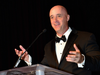 Brett Skeen, Naperville, Executive Director, Edward Foundation, speaks at the Foundation’s annual gala, The Big Gig: Magnifique, on Sept. 24 at the Westin Lombard.