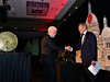 Joe Dant (left), a Batavia resident and President, Edward Hospital, welcomes ABC 7 news anchor Alan Krashesky of Naperville as emcee of the Edward Foundation’s 32nd annual gala, The Big Gig: Magnifique, on Sept. 24 at the Westin Lombard.